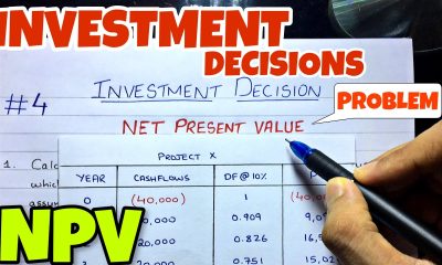 #4 Net Present Value (NPV) - Investment Decision - Financial Management ~ B.COM / BBA / CMA