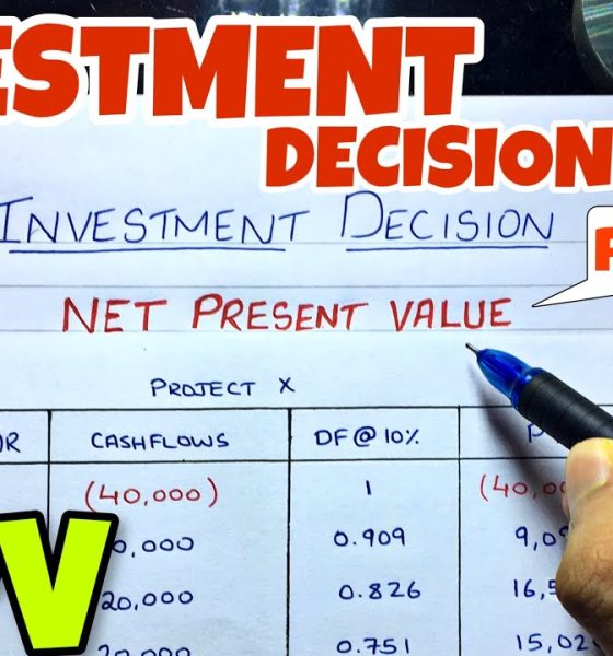 #4 Net Present Value (NPV) - Investment Decision - Financial Management ~ B.COM / BBA / CMA