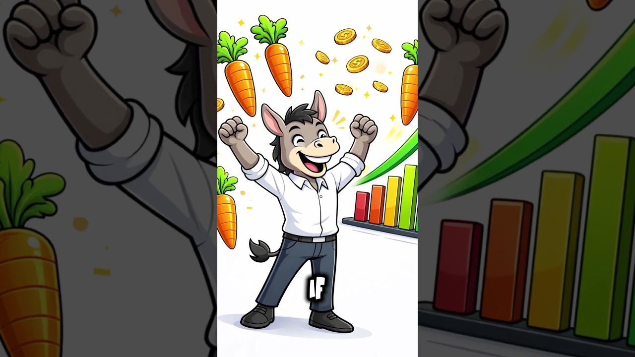 Donkey Explains Stocks Using Carrots | Simple Finance Explained