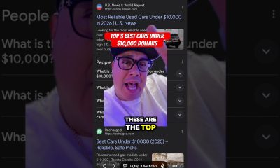 Top 3 Best Cars under $10,000 #shorts #credit #money #finance #credit #carbuyingtips #carbuying