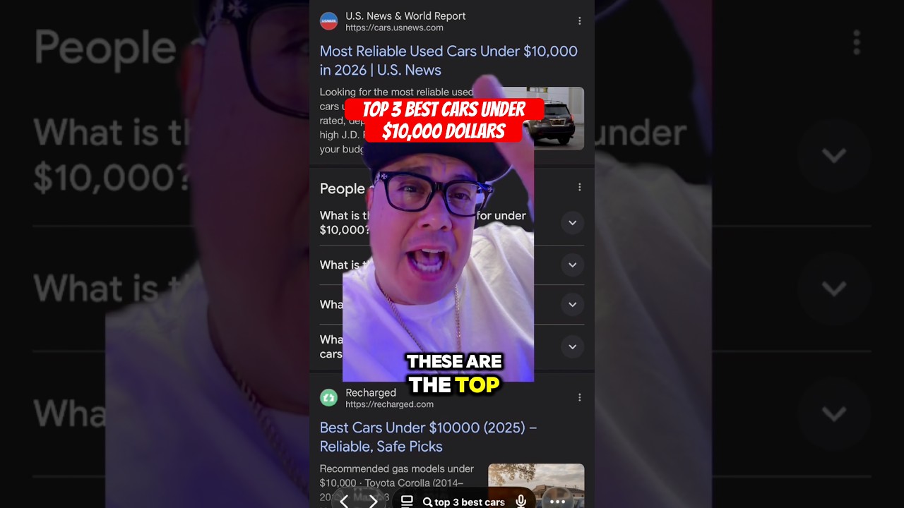 Top 3 Best Cars under $10,000 #shorts #credit #money #finance #credit #carbuyingtips #carbuying