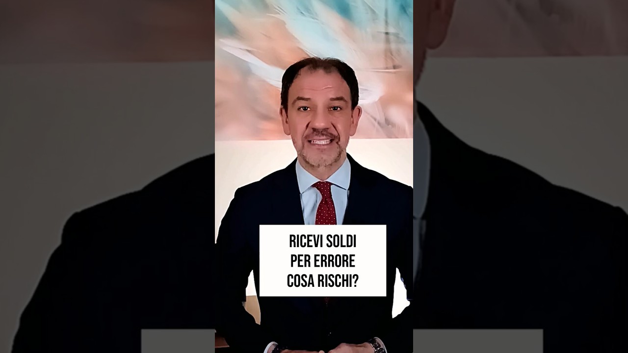 Ricevi SOLDI per ERRORE: cosa RISCHI? #shorts