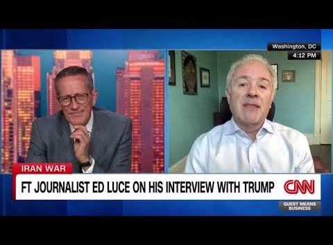 Financial Times editor Ed Luce discusses his interview with President Trump