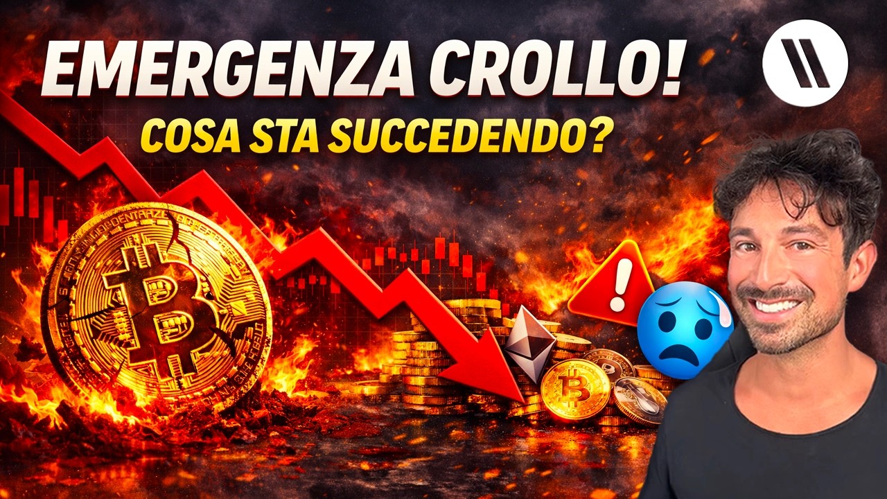 BITCOIN, CRYPTO: EMERGENZA CROLLO! COSA STA SUCCEDENDO?? (URGENTE!!)