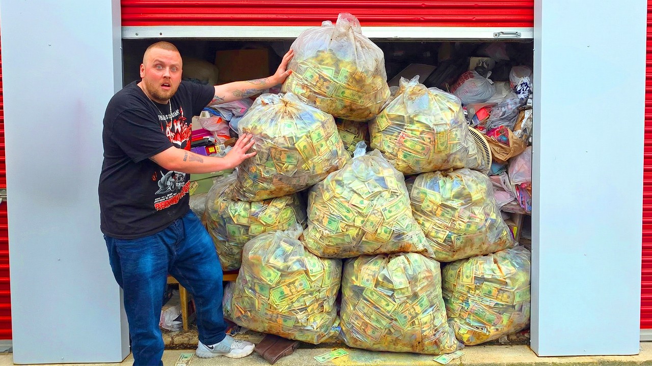I Found BAGS OF MONEY In America's Most Expensive Storage Unit (Paid $18,500)