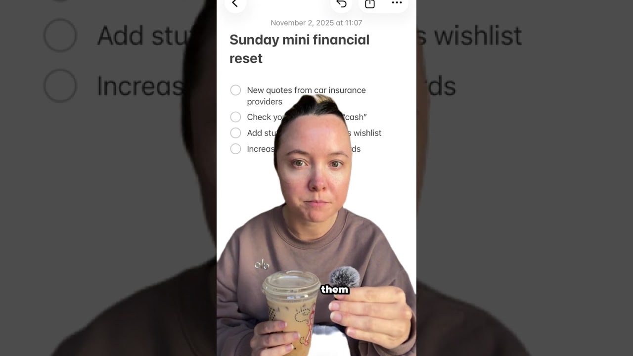 Take control of your finances by doing a weekly financial... #Shorts #downtoinvest