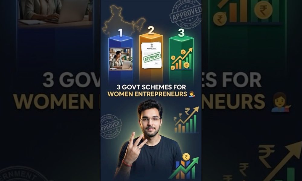 3 Govt Schemes For Women Entrepreneurs? #finance #money #business #gkindia #basicgyaan