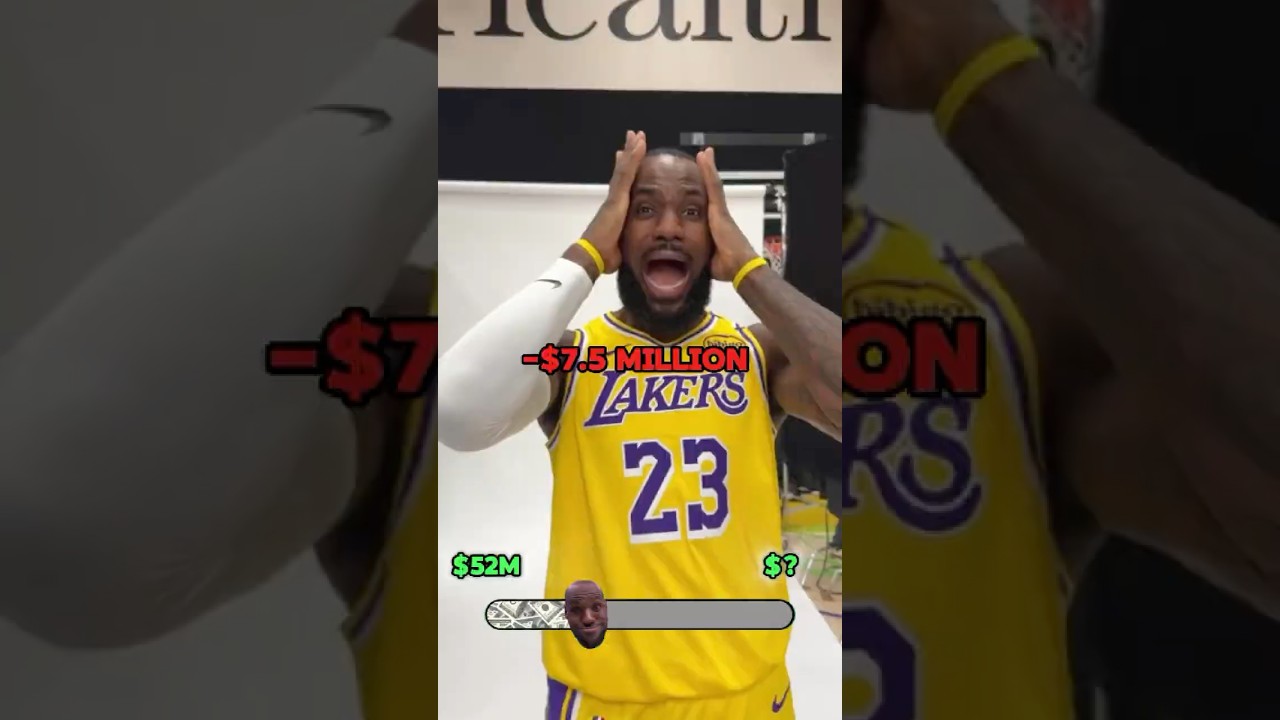 How Much Money Does LeBron James Actually Take Home? #nba #basketball #money #breakdown