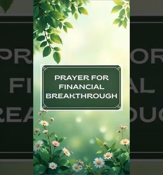 Say This Prayer When You Need Financial Breakthrough #jesus #prayer #christianyoutube #holyspirit