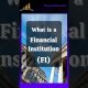 Financial Institution. What  is Financial Institution?