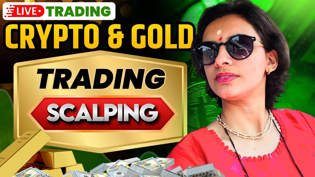 Crypto Gold Live Trading 05 April #cryptotrading #goldtrading #btc