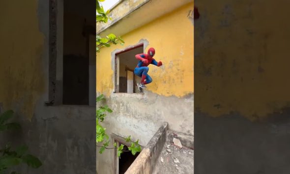 SPIDERMAN vs MONEY HEIST / PART.5 #spiderman #parkour #moneyheist