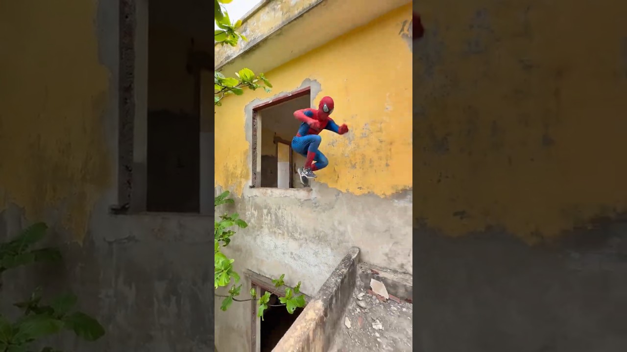 SPIDERMAN vs MONEY HEIST / PART.5 #spiderman #parkour #moneyheist