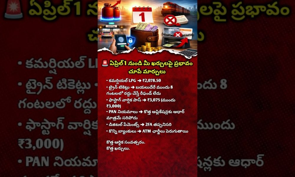 April 1 New Rules That Will Affect Your Money | India Financial Changes 2026