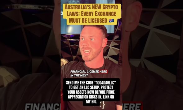 Australia’s NEW Crypto Laws: Every Exchange Must Be Licensed #fyp #ytshorts #australia #motivation