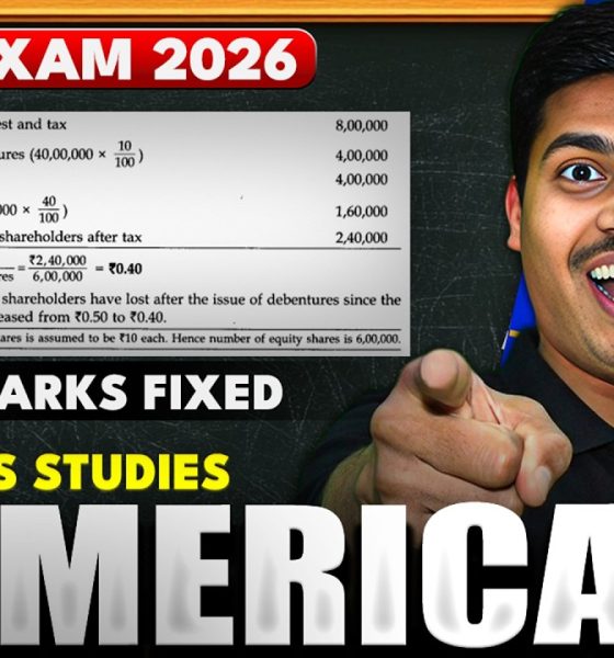 Numericals in Business studies | Financial Leverage | 4 Marks Fixed in Class 12 Board exam 2026