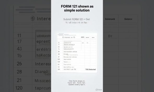 Form15G is DEAD! Now FORM 121. #finance #trending #viral #explore #shortsfeed #education #ytshorts