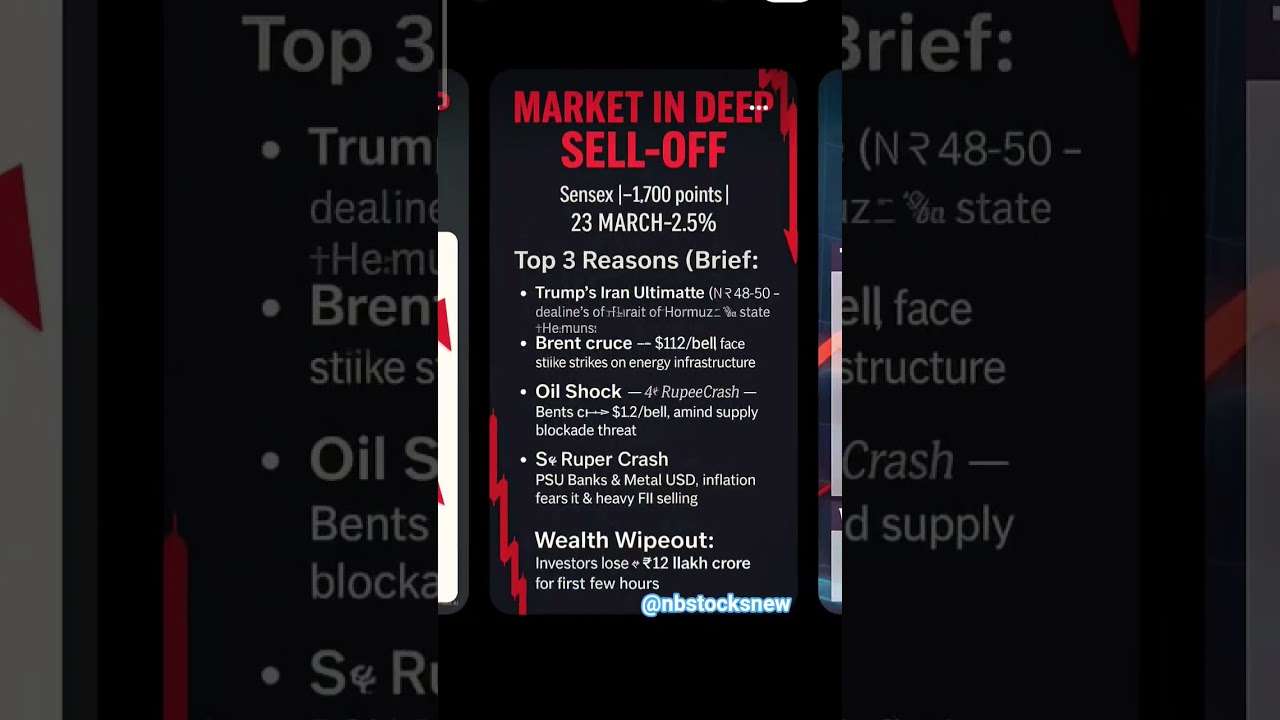 Stock Market falling reasons #equitymarket #financialfreedom #finance #financeworld #financenews
