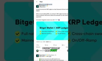 Wall Street Now Recommends Crypto! Bitget Integrates XRP Ledger #shorts