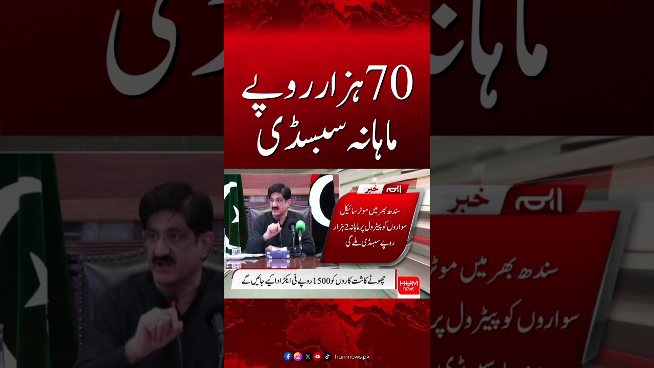 Monthly Subsidy of 70,000 Rupees Announced | Big Financial Relief| Hum News | Pakistan