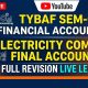 TYBAF Sem 6 Financial Accounting | Electricity Company Final Accounts | Full Revision Live