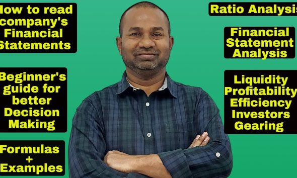 Ratio Analysis | Financial Statement Analysis | Reading Financial Statements | Commerce Specialist |