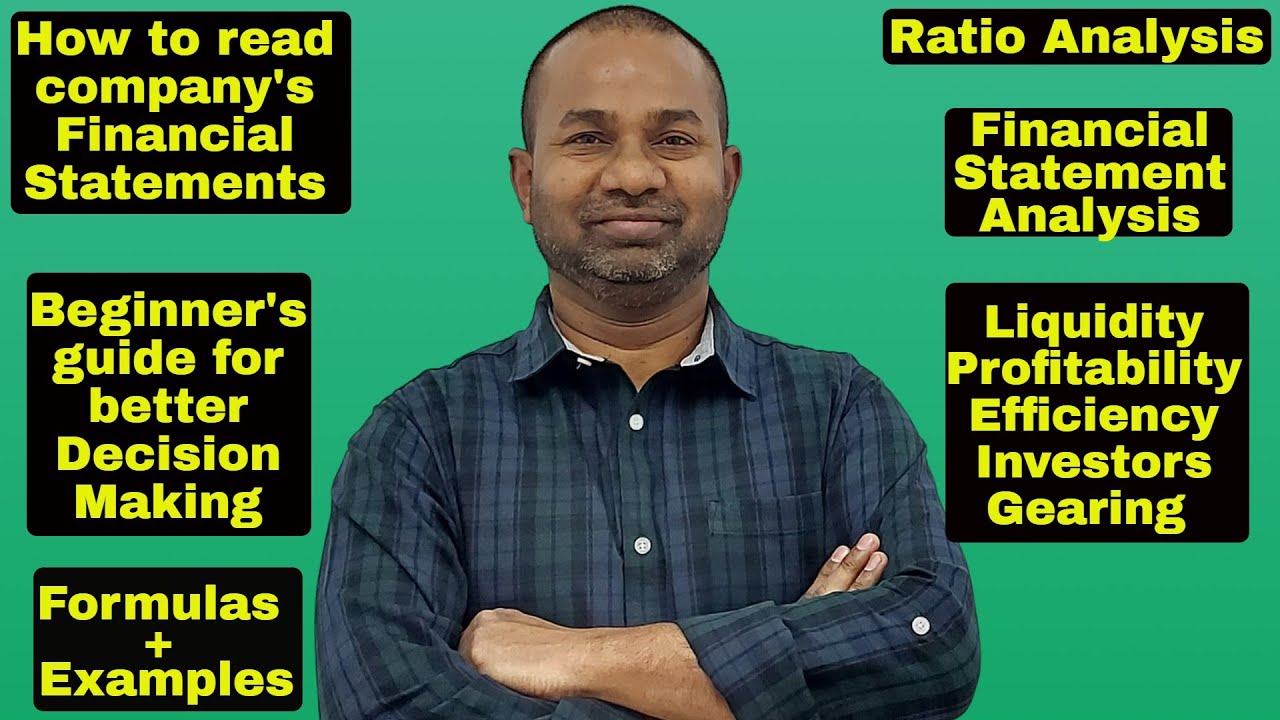 Ratio Analysis | Financial Statement Analysis | Reading Financial Statements | Commerce Specialist |