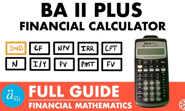 How to Use a BA II Plus Calculator For Financial Mathematics | Exam FM | JK Math