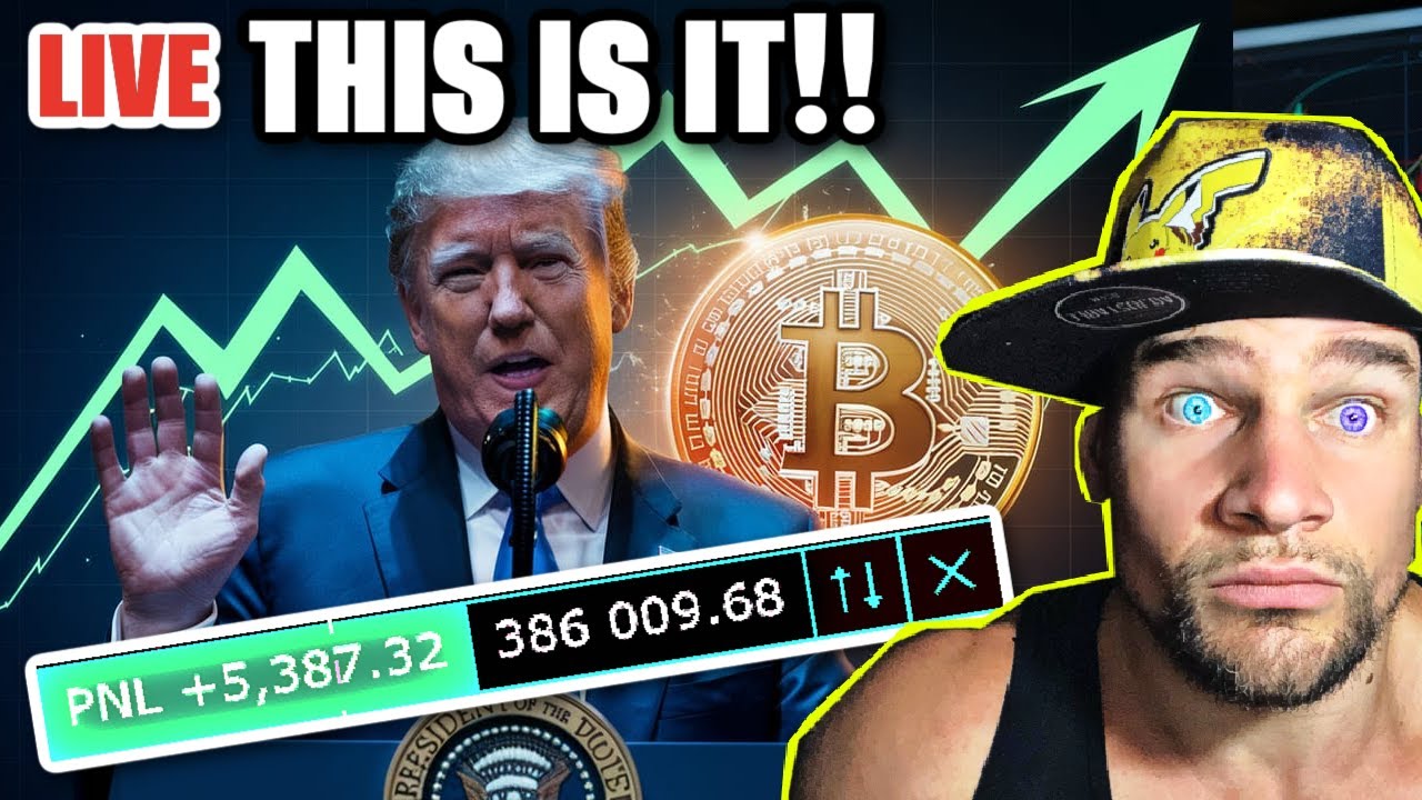 800,000 LIVE TRADE | BITCOIN PUMP LIVE!