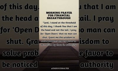Morning prayer | For career and Financial Breakthrough