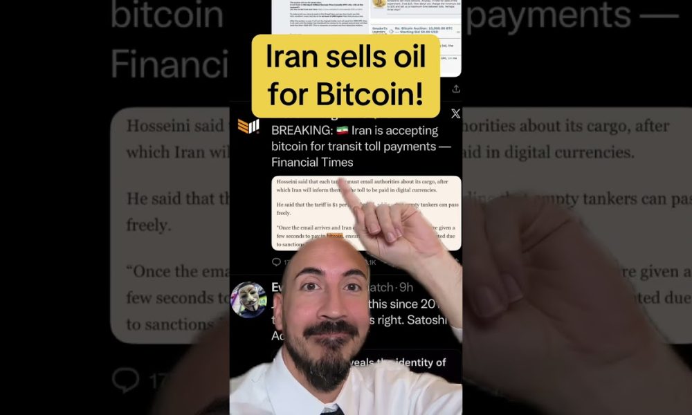 IRAN SELLS OIL FOR BITCOIN!