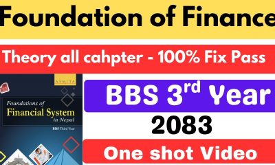 bbs 3rd year finance theory important chapter || bbs third year finance theory 2082