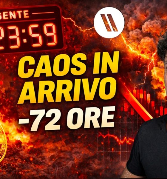 BITCOIN, CRYPTO: PREPARATI A UNA SETTIMANA DI CAOS (-72 ORE...)