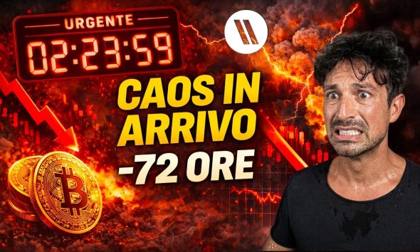 BITCOIN, CRYPTO: PREPARATI A UNA SETTIMANA DI CAOS (-72 ORE...)