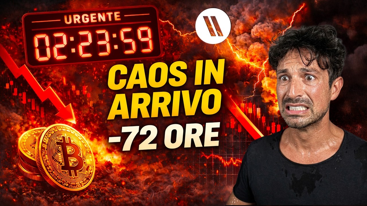BITCOIN, CRYPTO: PREPARATI A UNA SETTIMANA DI CAOS (-72 ORE...)