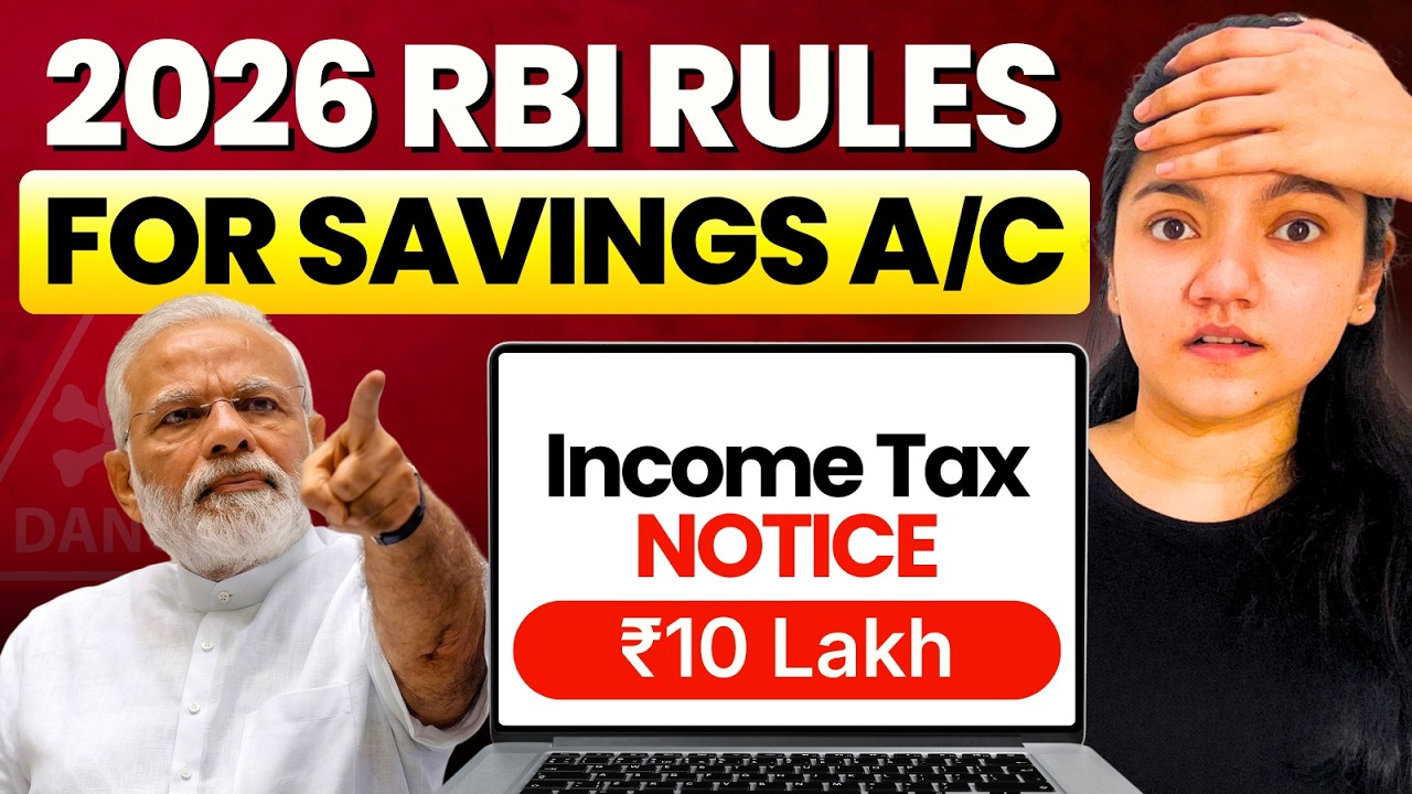 RBI New Rules 2026 for Savings Account - UPI & Income Tax Big Changes