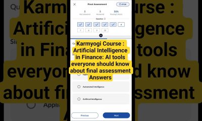 Karmyogi Course : Artificial Intelligence in Finance: final assessment Answers