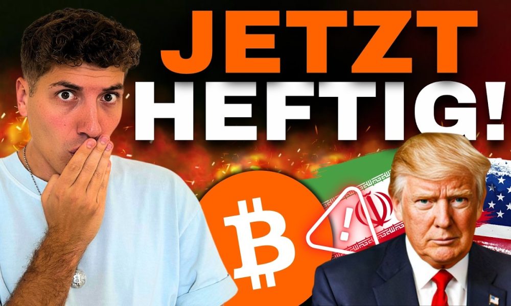 NUR NOCH 30 STUNDEN! Trump droht Iran - Bitcoin vor dem Crash? (Ich sichere mich ab)