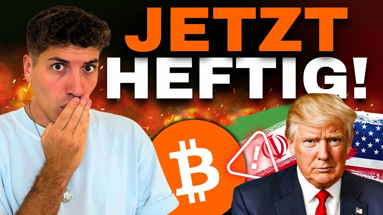 NUR NOCH 30 STUNDEN! Trump droht Iran - Bitcoin vor dem Crash? (Ich sichere mich ab)