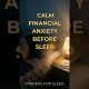 Prayers To Calm Financial Anxiety Before Sleep