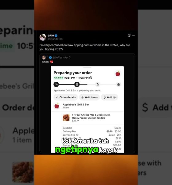 Budaya tip Netizen Amerika bikin ketar ketir, mereka kelewat baik atau gimana?!..