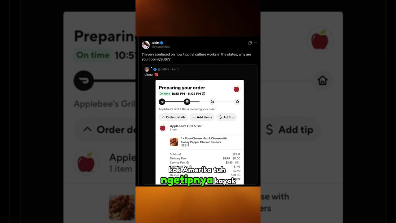 Budaya tip Netizen Amerika bikin ketar ketir, mereka kelewat baik atau gimana?!..