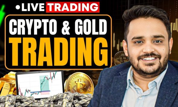 Live Crypto & Gold Analysis and trading || #btc #crypto #gold #forex
