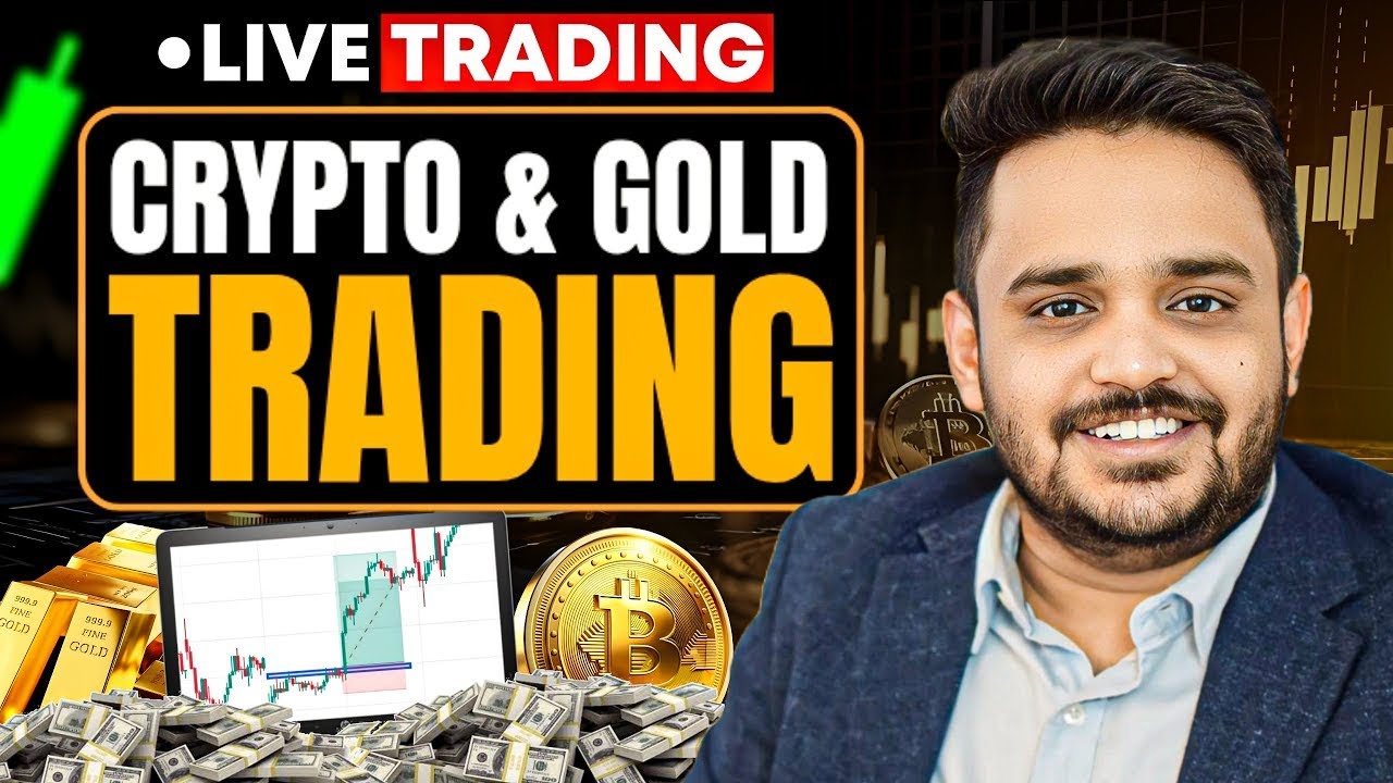 Live Crypto & Gold Analysis and trading || #btc #crypto #gold #forex