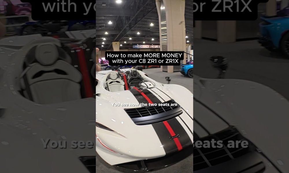 How to make more money with your C8 ZR1 and or ZR1X