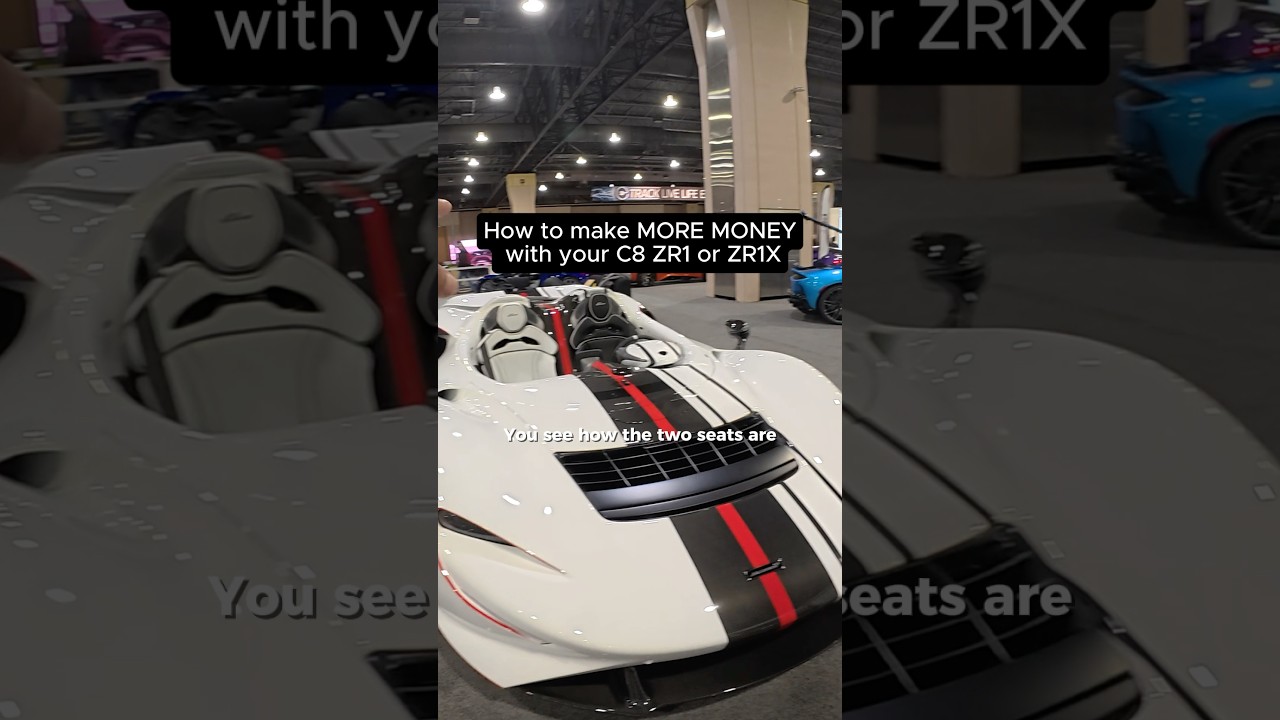 How to make more money with your C8 ZR1 and or ZR1X