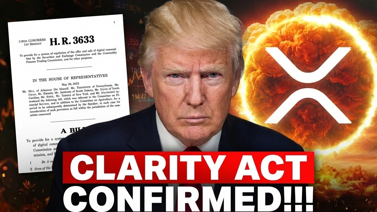WHAT!!! WHITE HOUSE JUST CONFIRMED CLARITY ACT COMPLETION DATE?!?! (XRP RALLY)