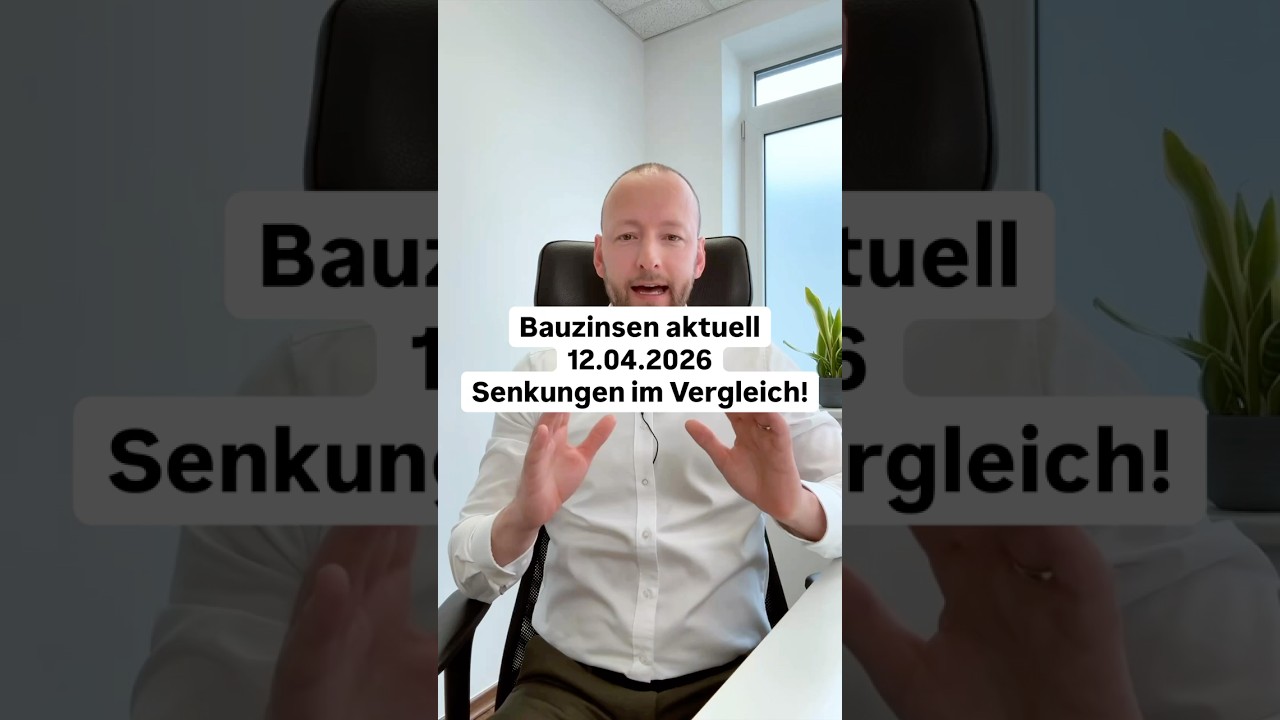 Bauzinsen aktuell - 80% Finanzierung 12.04.2026 #baufinanzierung
