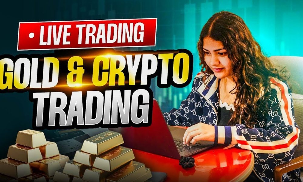 Live Gold, Crypto Trading |   14 April | #goldtrading #cryptotrading #bitcoin - MANSI