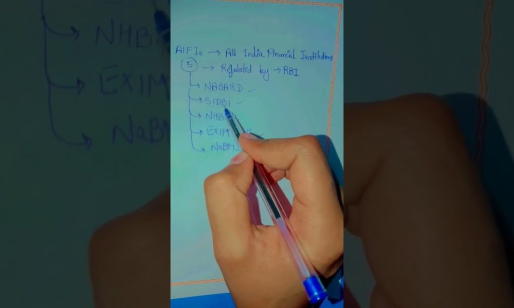 AIFI (All India Financial Institutions)